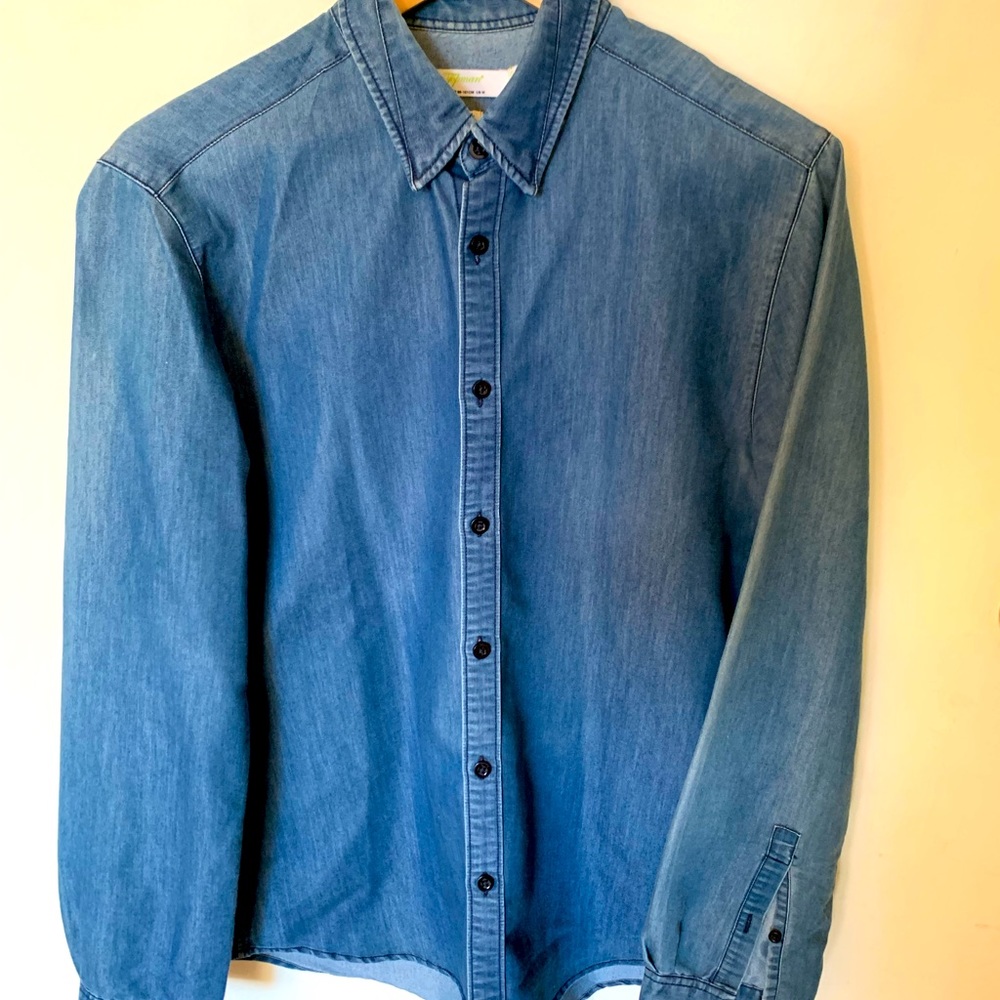 TOPMAN•SLIM• Butter soft button down